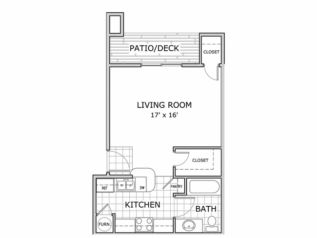 studio apartment at Watermill Park - Watermill Park Apartments