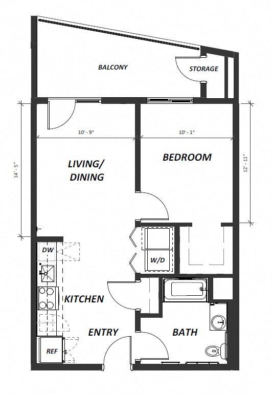 Floorplan - AVIVA Apartments