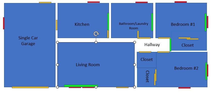 Floor Plan - 1005 W. Davis St.