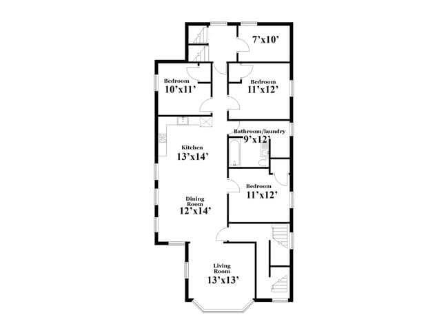 Building Photo - Remodeled 3 bedroom 1 bath 3rd floor.