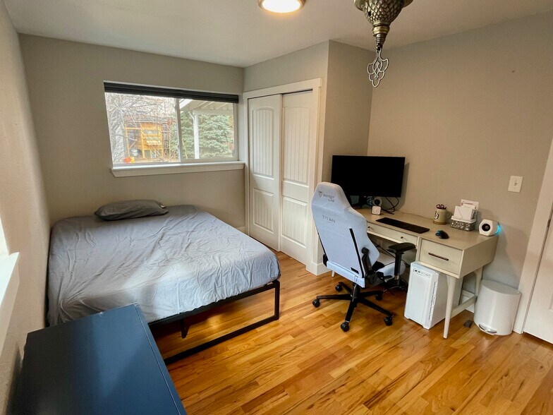 Upstairs Unit - Furnished Bedroom - 165 W Midway Blvd