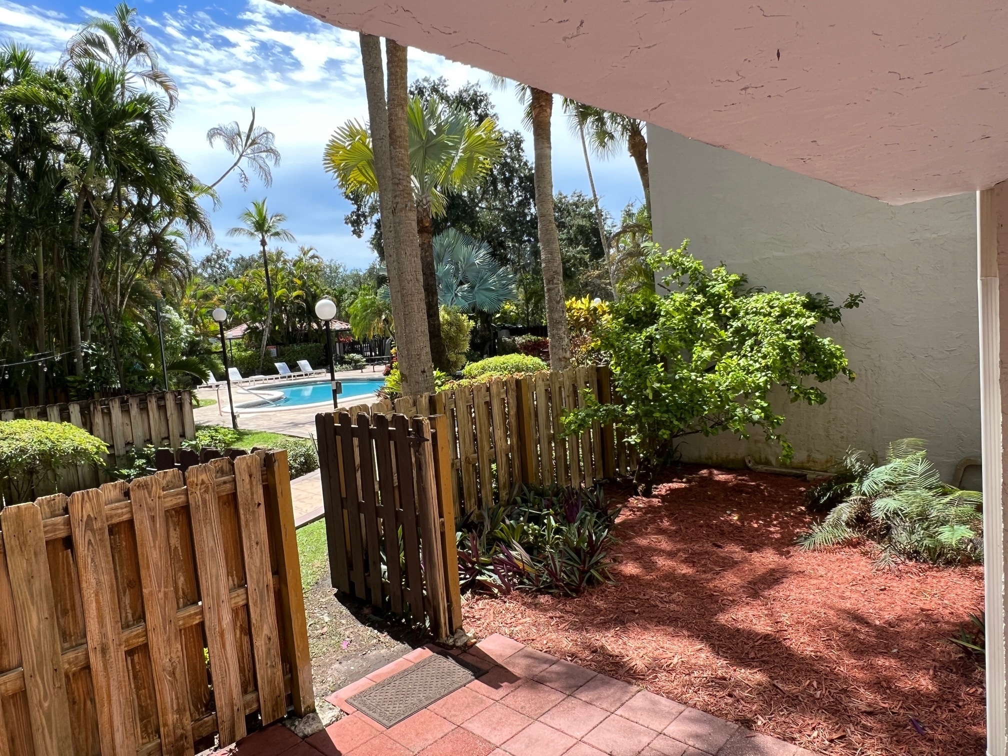 Pool View from Patio - 6904 N Kendall Dr