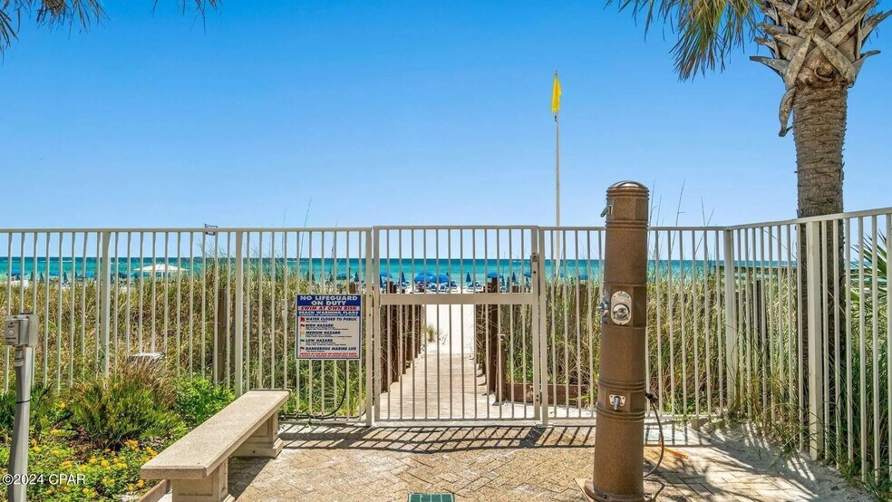 Private beach access from Ocean Villa - 10625 Front Beach Rd