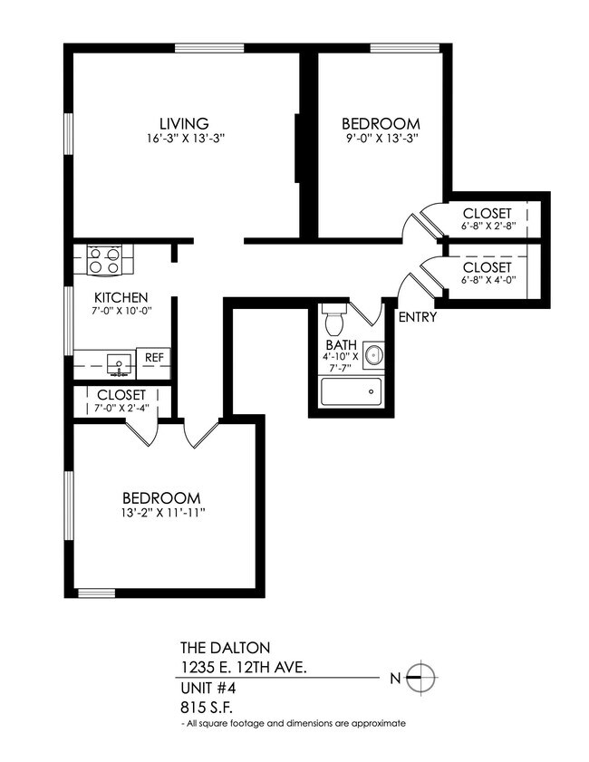 Floorplan - The Dalton