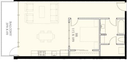 Floorplan - 300 E 3rd St