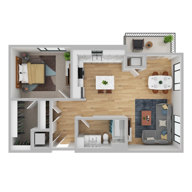 Floorplan - The Knox Apartments