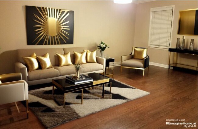 Living room (virtually staged) - 11531 Jade Ln SE