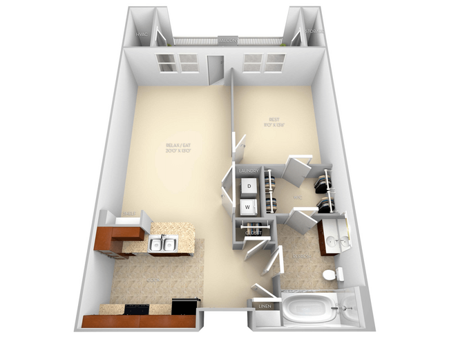 Floorplan - The Villagio Apartments