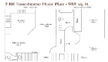 2BR/1.5BA - Water's Edge Townhomes