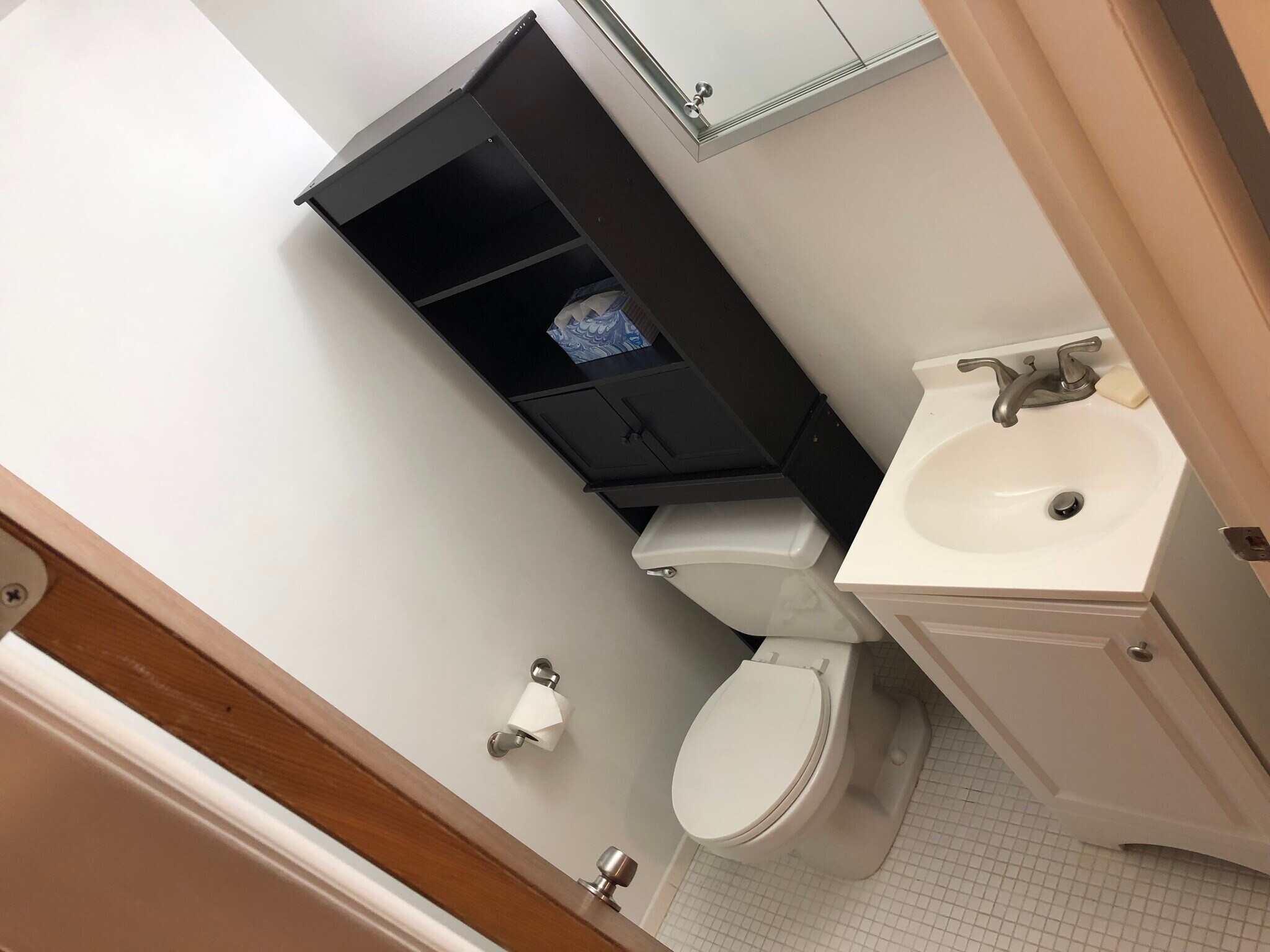 Downstairs bathroom with toilet and sink - 8328 Karam Blvd