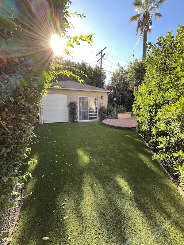 Enjoy a large landscaped yard (only half shown) - 9338 Oakmore Rd