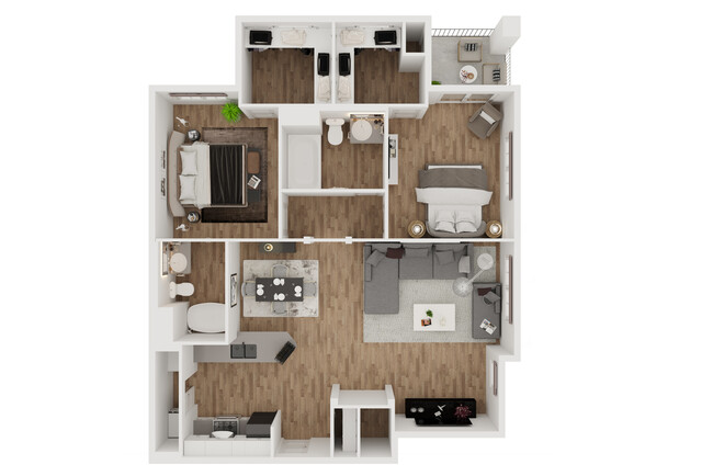 Floorplan - Montrachet Apartments