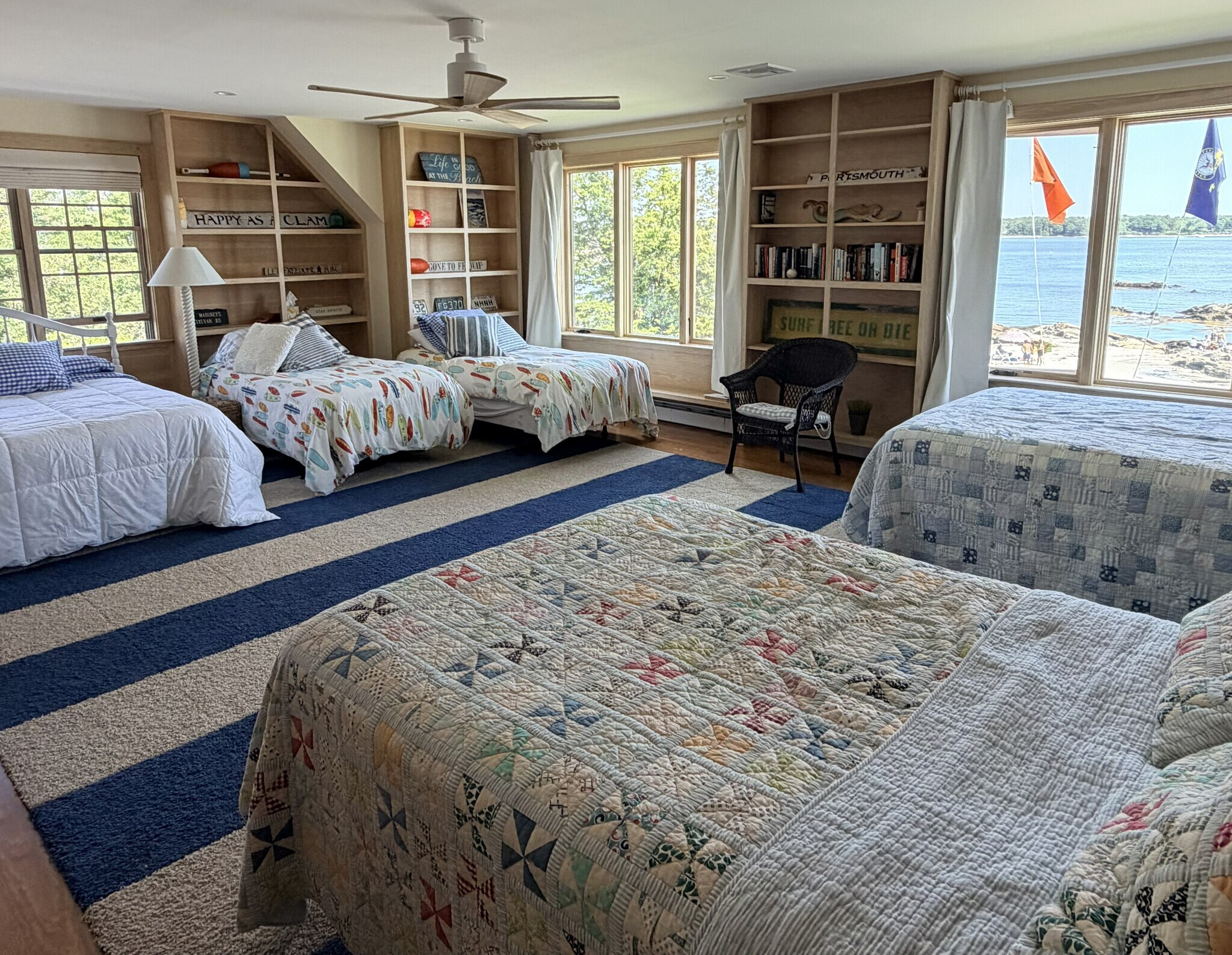 Bunk Room Full(3) Twin(2) - 2nd Flr - 106 Beach Hill Rd