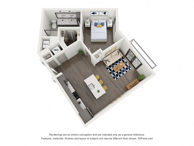 Floorplan - The Goodwin Apartments