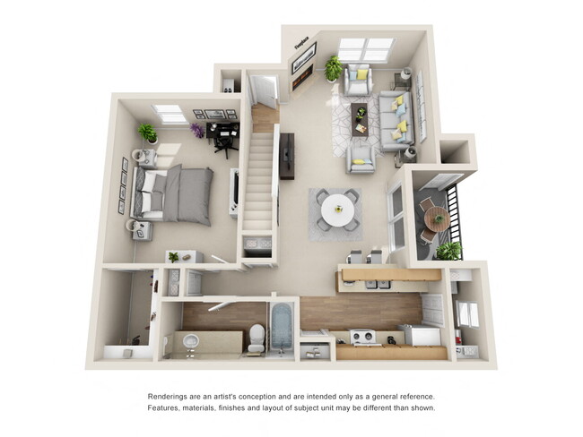 Floorplan - Renaissance Villas Apartment Homes