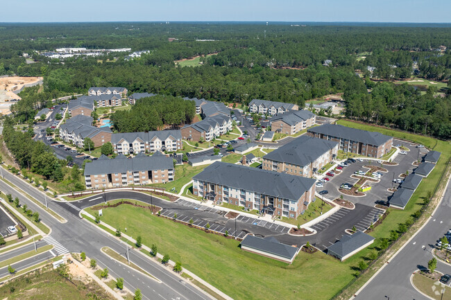 Aerial Photo - Luxe and Legends at Morganton Park Apartme...