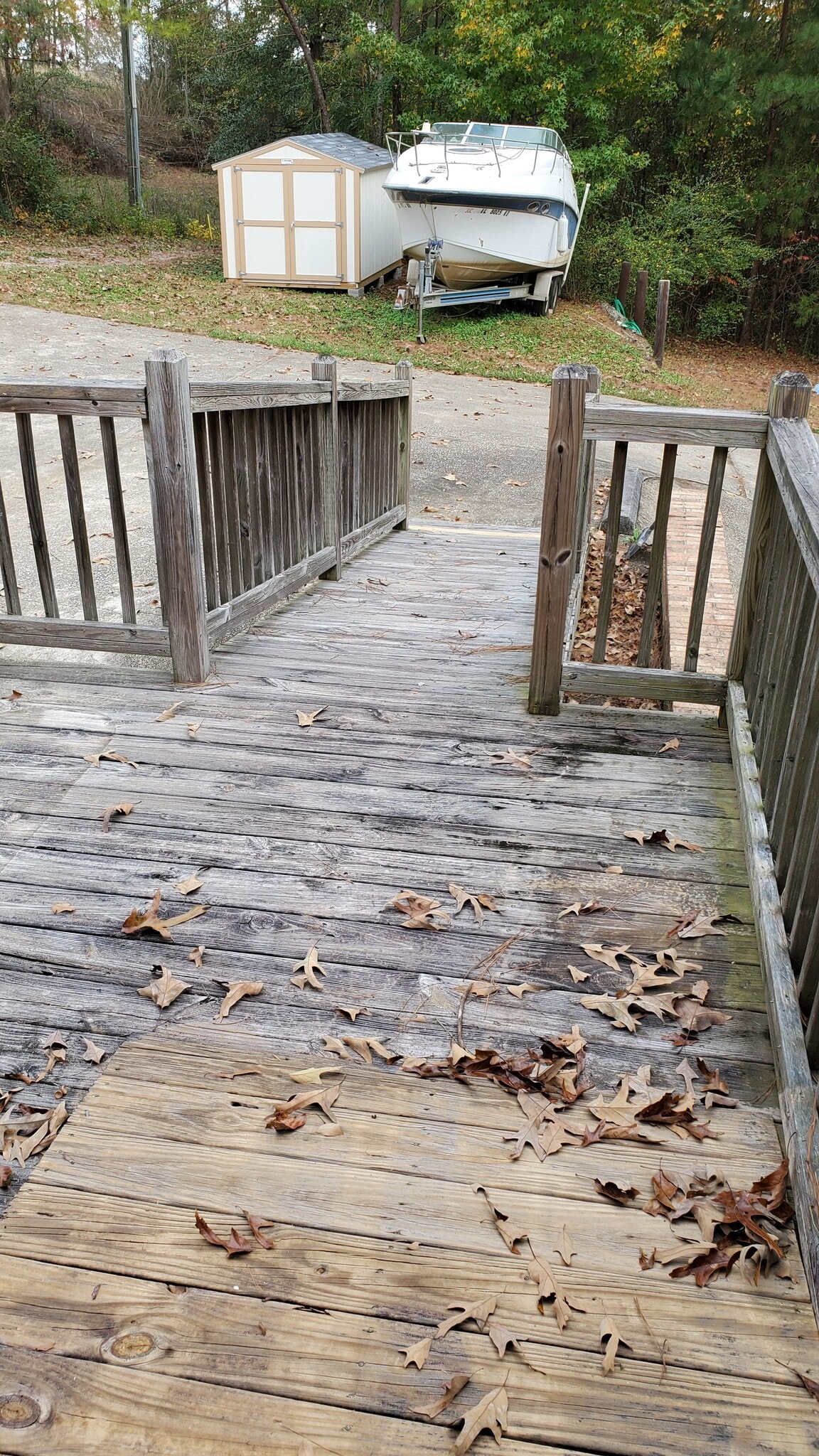 deck recently restained - 11456 US-78