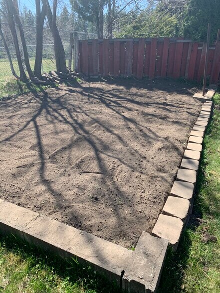 Backyard garden bed - 3224 E 21st Ave