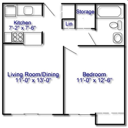1BR/1BA - Ellis Hollow