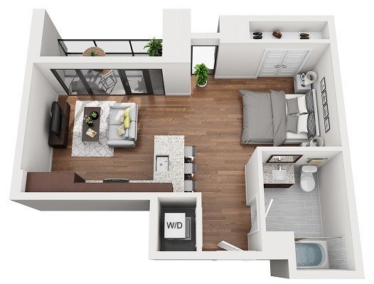 Floorplan - 1000 Speer by Windsor