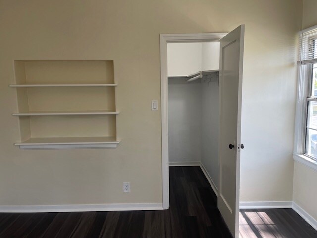 built in shelves and walk in closet in front room - 803 W Glenoaks Blvd