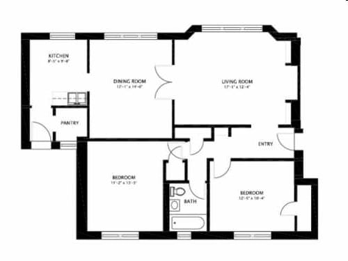 2BR/1BA - 5034-5046 S. Woodlawn Avenue