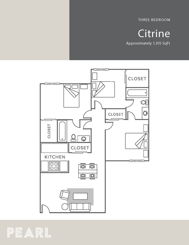 Floorplan - Pearl Apartments