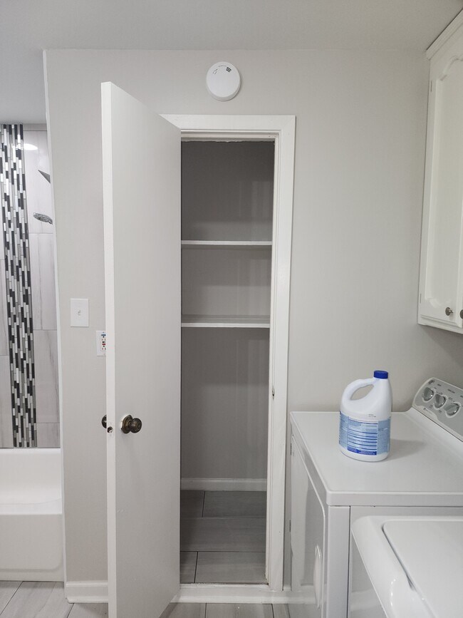 bathroom linen closet - 1939 S Ringer Ave