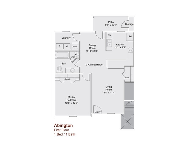 Abington 1st Floor - The Courts at Lime Spring