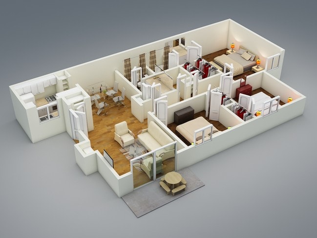 Floorplan - 2121 Apartments