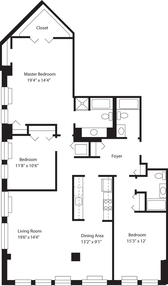 Floorplan - Portside Towers