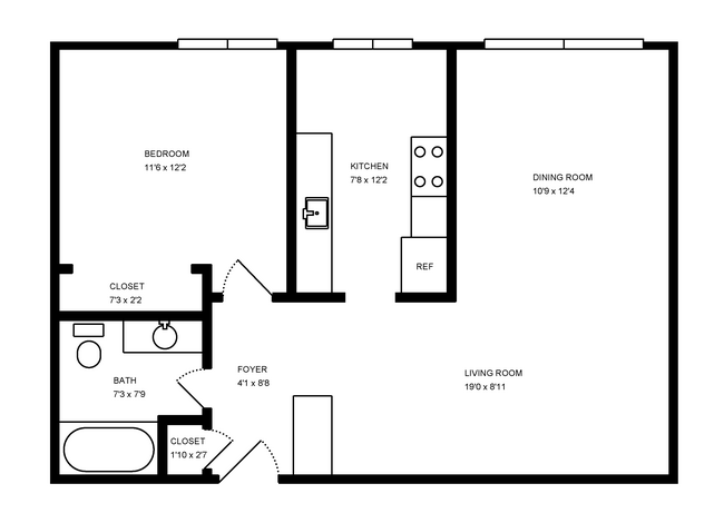 Floorplan - The Chase Apartment Homes