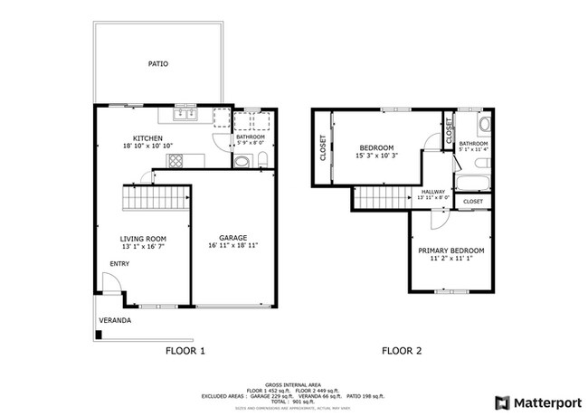 Building Photo - Large 2 bed 1.5bath townhouse