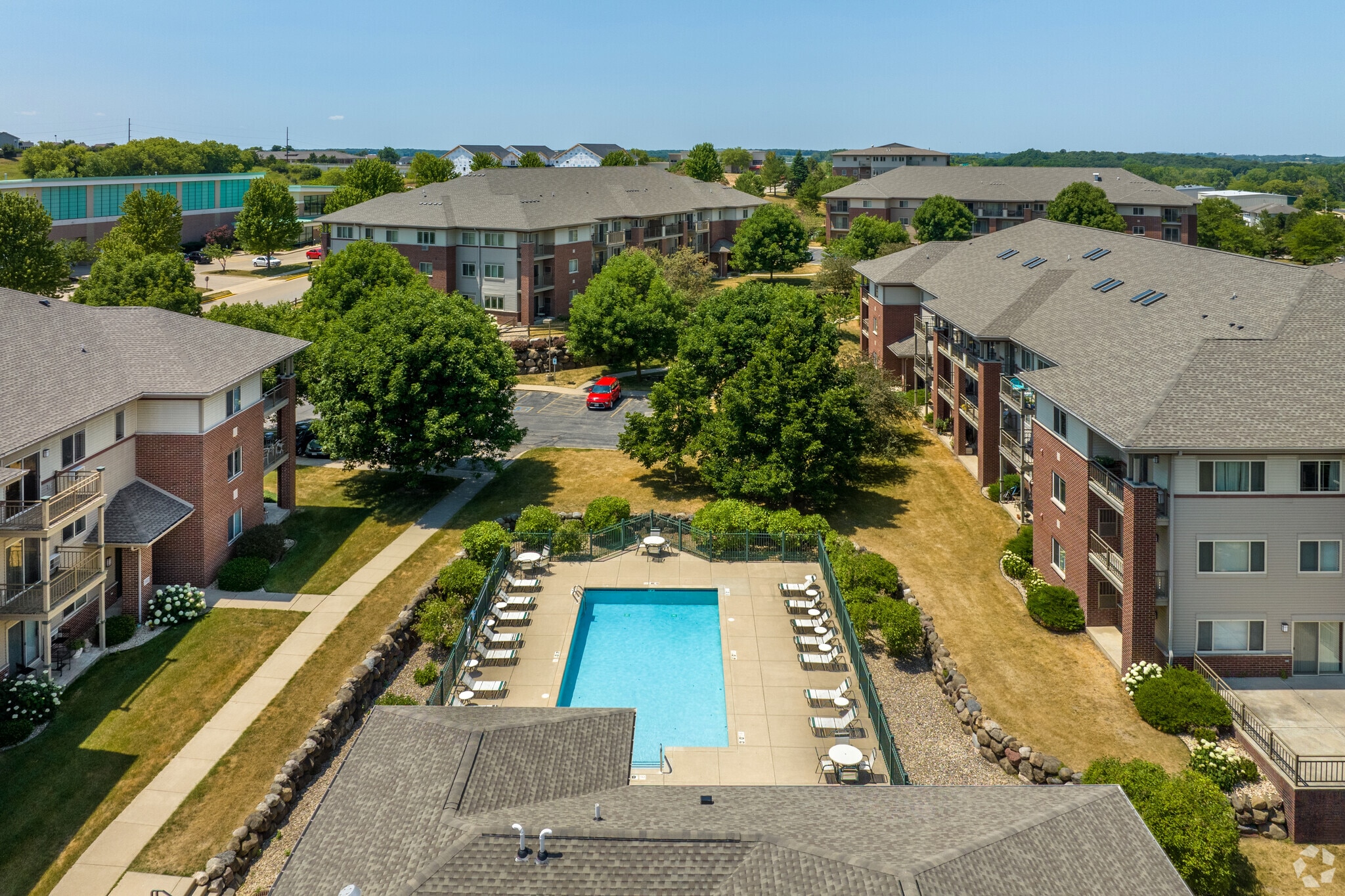 Aerial Photo - Prairie Crest Apartments