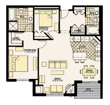 Floorplan - Westmarke Condominiums