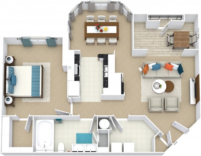 Floorplan - The Fairways at Birkdale Apartment Homes