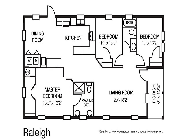 Floorplan - Oak Bend A 55+ Adult Community