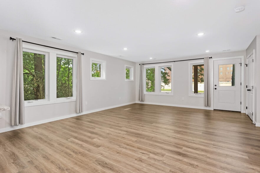 another view of living room from the kitchen - 2927 Marshall St NE