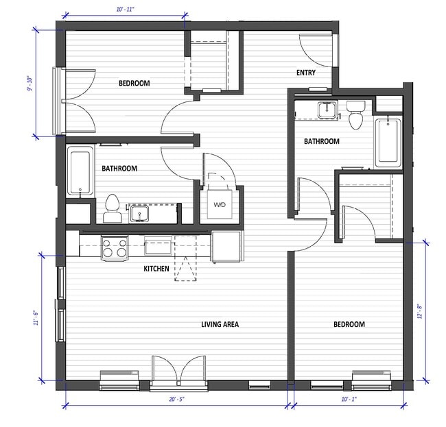 Floorplan - Hyas Point Apartments