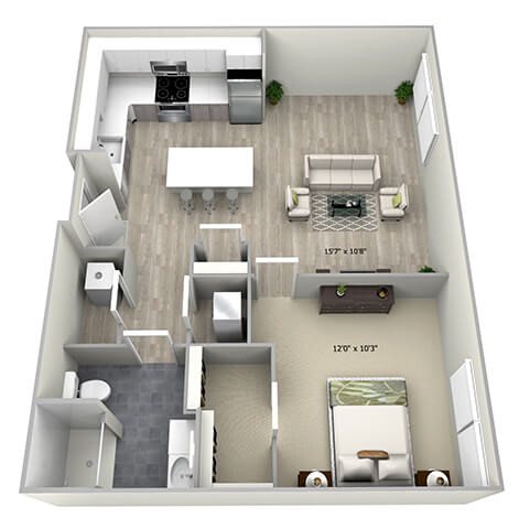 Floorplan - 735 Truman Apartments