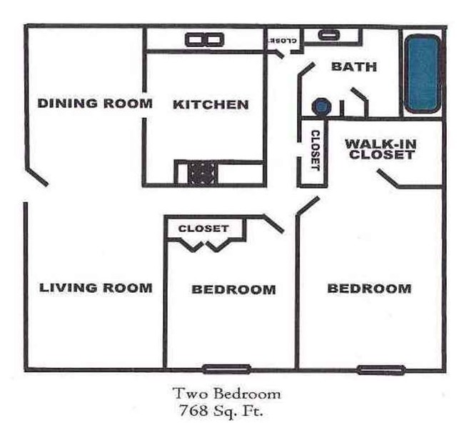 Floorplan - Briarcliff Apartments