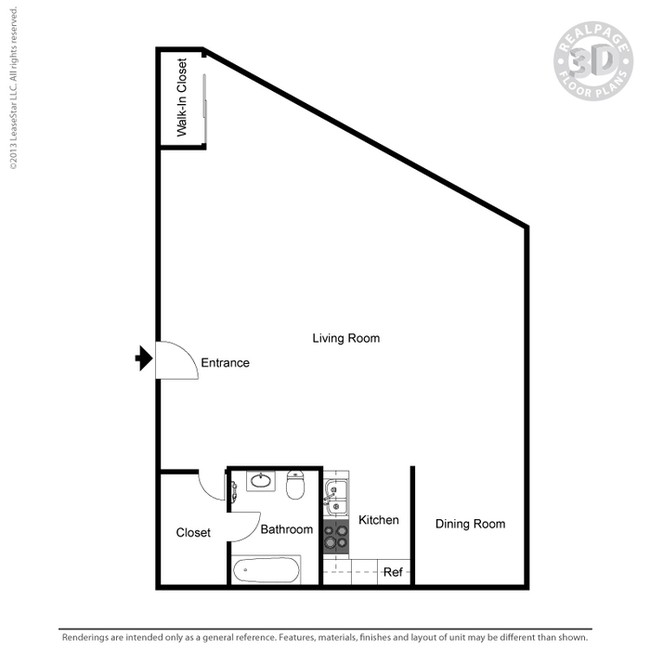 Studio - Monarch Terrace Apartments