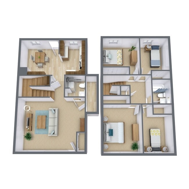 Floorplan - Sheyenne Terrace Townhomes