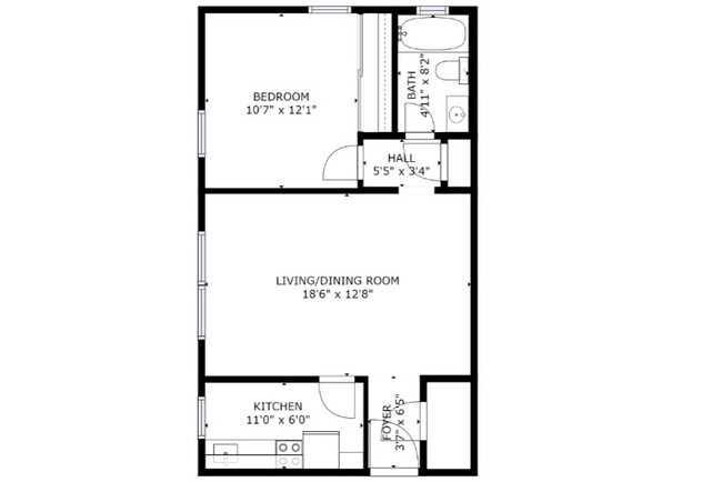 Floorplan - Highland Lane Apartments