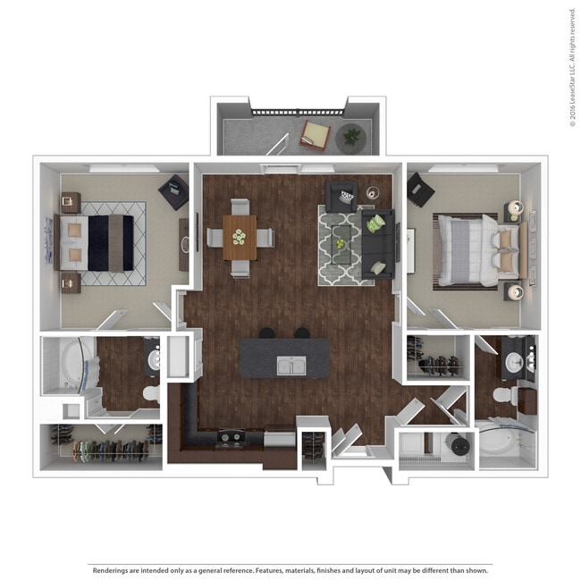B2 Floor Plan - Anatole at City View