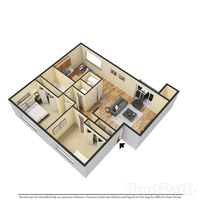 Floorplan - Hamilton Square Apartments