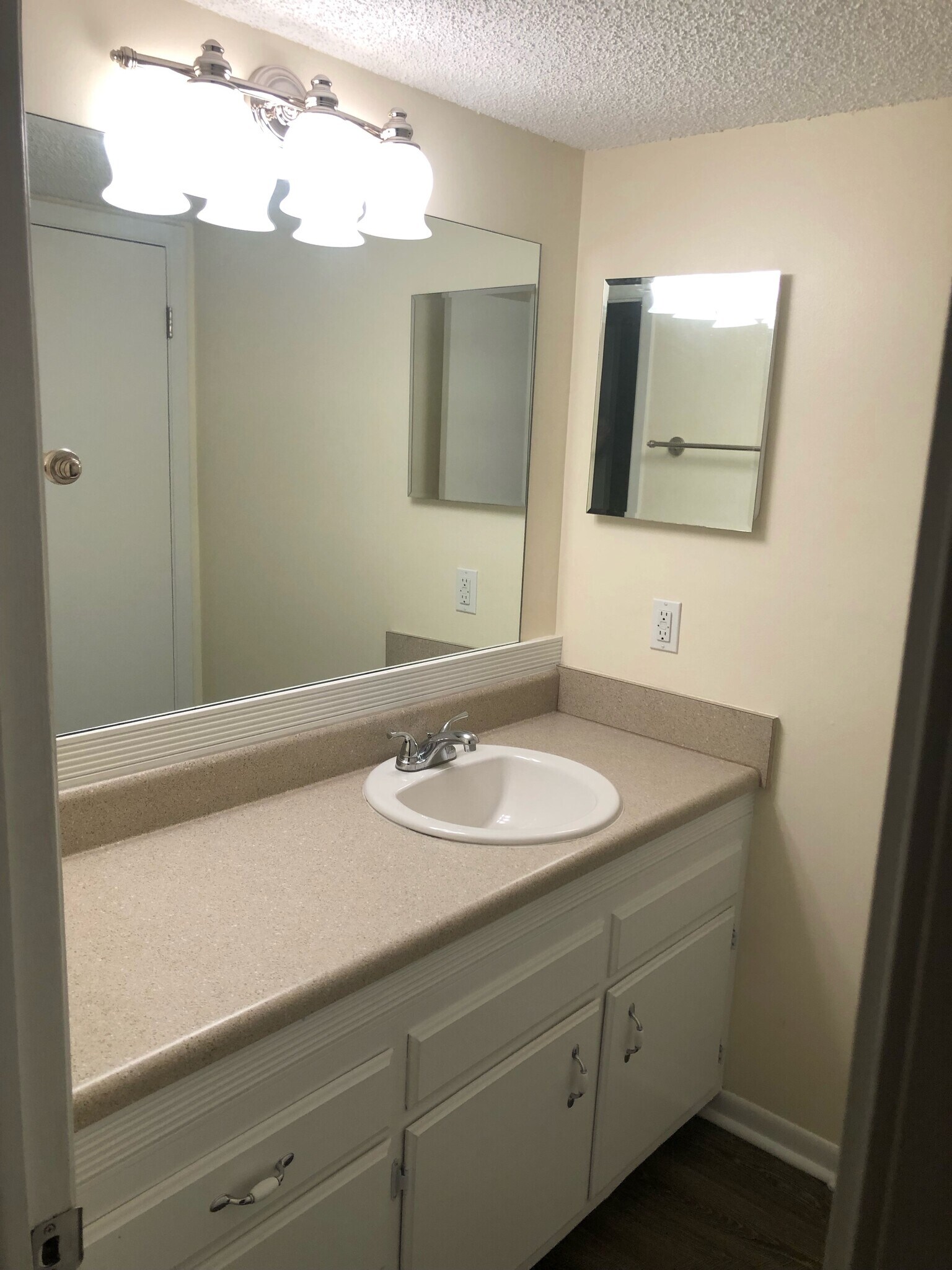 Bathroom Vanity. This is a room separate from the Tub & Toilet room, so toilet and tub have privacy - 515 Basswood Ave
