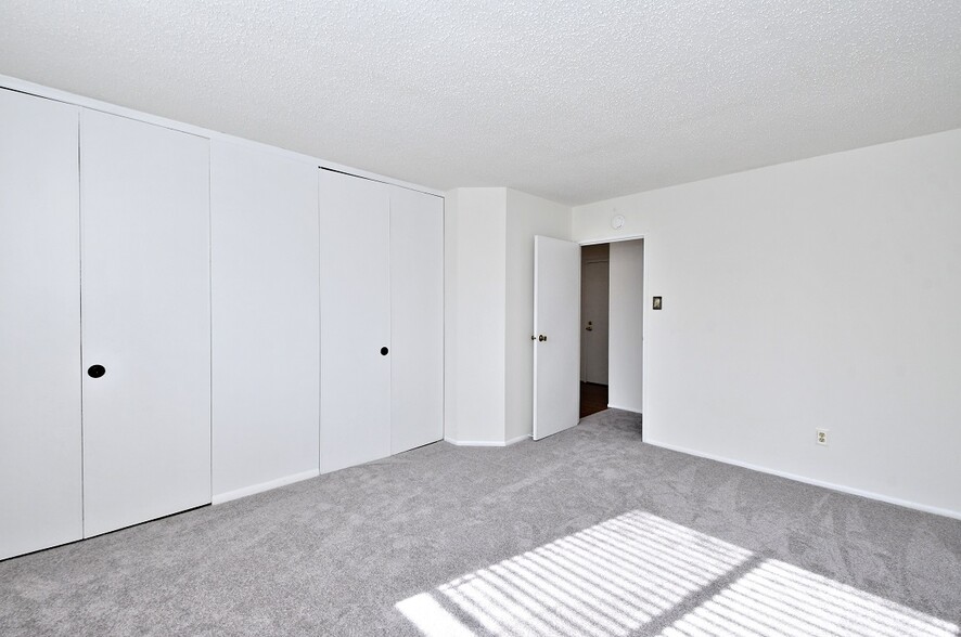 Bedroom with wall of closets - 120 N Bethlehem Pike