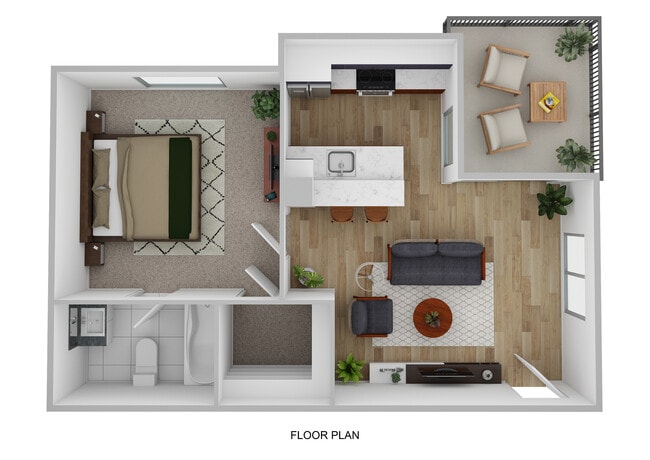 A1 Floor Plan - The Lantern