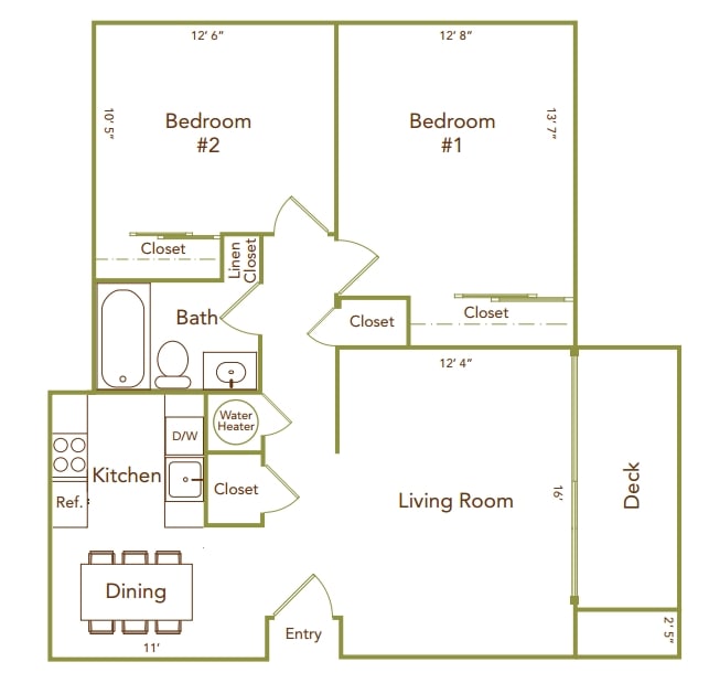 2BR/1BA - Glen Ellen Manor